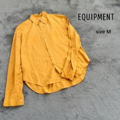 EQUIPMENT エキプモン シルクシャツ シャツ 長袖シャツドレスシャツ M