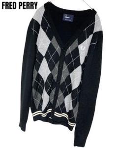 fred perry アーガイル カーディガンの中古/未使用品 - メルカリ