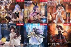 デートアライブ 崇宮澪 夜刀神十香 時崎狂三 タイクレ限定 フィギュア 6点