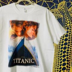 TITANIC 半袖 Tシャツ 夏 新品未使用 お洒落 XL 2XL ホワイト