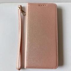 あんしんスマホ KY-51B 手帳型ケース　ローズゴールド