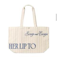 Her lip to トートバッグ ピンクサンド Herlipto】Scoop and Escape Large Toteピンク - メルカリ