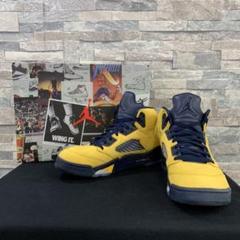 中古 NIKE AIR JORDAN 5 RETRO SE "MICHIGAN"
