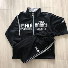 FILA サイズ130 ジャージ上下セット(黒)