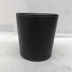 ゴミ箱 ボックス レザー スエード インテリア ブラウン