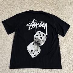 【STUSSY】ステューシー Tシャツ 半袖 ブラック L サイコロ ダイス