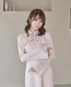 RoseMuse 大谷映美里 chiffon pleated dress グレー ロゼミューズ chiffon pleated dress グレー - メルカリ