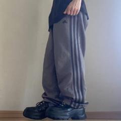 00s adidas wide track pants y2k teck L