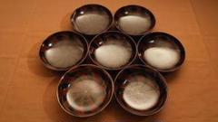 輪島塗 漆器 木製 ねじり文 菓子皿 豆皿 蔵出し 7客