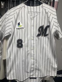 千葉ロッテマリーンズ　今江敏晃 2025年　ビジターユニフォーム　レプリカ　O 千葉ロッテマリーンズ 今江敏晃 2025年 ビジターユニフォーム