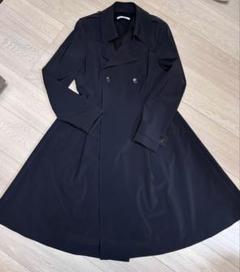 FOXEY NEW YORK ネイビー ウォータープルーフトレンチコート 40