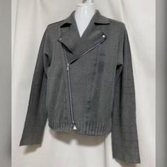 ISSEY MIYAKE MEN 製品染めコットンニットライダース1 カットオフ
