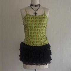MARS♡花柄 チュニック♡姫ギャル y2k 新品タグ】MA＊RS♡マーズ♡ヒョウ柄バラ柄♡コート♡ 姫ギャルy2k