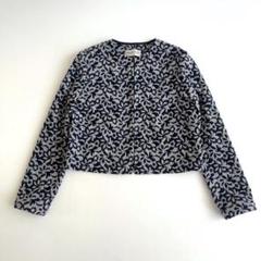 00'sトリココムデギャルソン ノーカラージャケット ブルゾン 千鳥格子 ウール COMME des GARCONS HOMME コムデギャルソンオムドゥCOMME DEUX