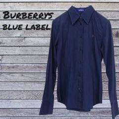 Burberry バーバリー ネイビー 長袖シャツ ブラウス M