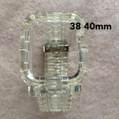 アップルウォッチバンド ベルト 38 40mm クリア