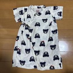 Double.B クマ柄 甚平 ミキハウス ダブルビー 60~70cm