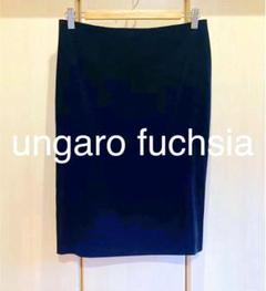 ungaro fuchsia スロバキア製 ベロアスカート F36 ungaro fuchsia スロバキア製 ベロアスカート F36