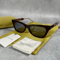美品　GUCCI グッチ　インターロッキングG　シェリーライン　サングラス