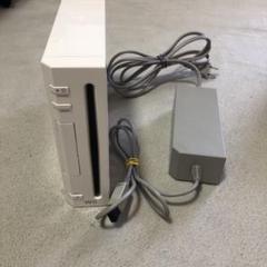 【匿名　送料無料】家庭用ゲーム機　任天堂Wii本体＋ 電源コード428-2