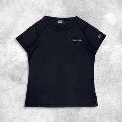 00’s vintage チャンピオン Tシャツ ロゴ スポーツウエア 黒 LL