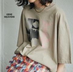 GENE HEAVENS　ジーンヘブンズ　ネイチャーフォト ビッグTシャツ