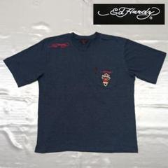 未使用　エドハーディー　レディース　Tシャツ エドハーディー Tシャツ レディース 半袖 ラインストーン