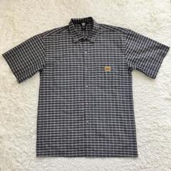 《極美品ビッグシルエットXL珍品》fb countryチェックs/sシャツ