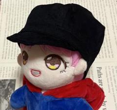 Kpop ぬいぐるみ 服 キャスケット＆サロペット K-POP 20cmぬいぐるみ 黒キャスケット - メルカリ