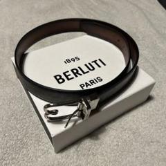 B ボリュート スクリットレザー 35MM リバーシブルベルト