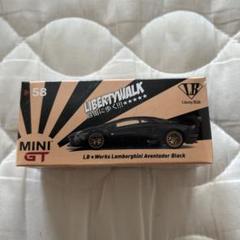 MINIGT 1/64 LB☆WORKS ランボルギーニ アヴェンタドール 黒
