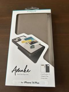 スマホケースバッククリアフリップカバー iPhone 14 Plus