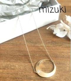 MIZUKI クレセント 三日月 ネックレス 14K