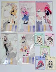 久田イズナ　アクスタ 特典カードおまけ付き【ブルーアーカイブ　DEVIL24】 ブルーアーカイブ DEVIL24 私服シリーズアクスタ5人フルセット