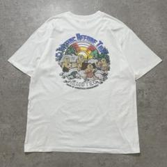 80s.USA製 Tシャツ 企業 ホワイト XLシングルステッチ【ST383】