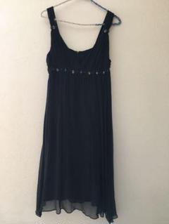 ◆MINIMUMMINIMUM 黒ワンピース&スパンコールレースボレロ◆