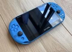 【動作確認済】PS Vita 青色 本体 充電器付き　おまけソフト1本