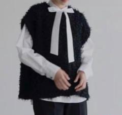 OHGA MOKE VEST ホワイト OHGA MOKE VEST モケベスト ホワイト