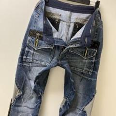 【美品】希少 PPFM デニム 和柄 ダブルウエスト S y2k 00s メンズ PPFM ダブルウエスト ウエスタンパンツ y2k - メルカリ