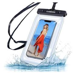 最終値下げ❣️CASEKOO スマホ 防水ケース IPX8認定 完全防水 クリア
