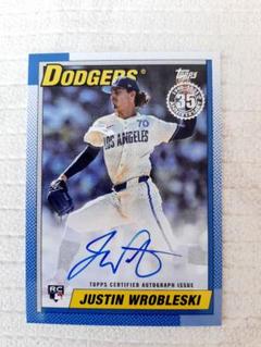 ジャスティン・ロブレスキー　2025年 series2 TOPPS　直筆サイン
