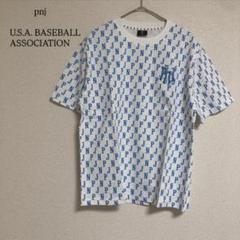 pnj baseball association 半袖Tシャツ 総柄 トップス