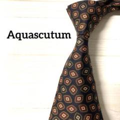 Aquascutum  アクアスキュータム　ネクタイ　ペイズリー　花柄　ドットのサムネイル