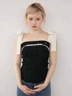 andmary Samantha ribbon tops ivory 即日発送 mdl_1_04bb035c-e291-49a0-a531-