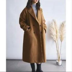 MAISONBREEZE チェスターコート キャメル 低身長 オーバーサイズ MAISONBREEZE チェスターコート キャメル 低身長 オーバーサイズ