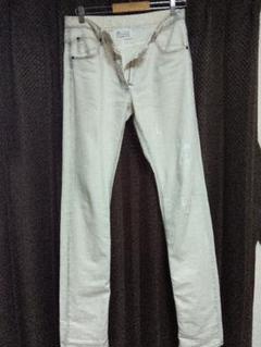 ここのえ時代Maison Martin margiela 白ブリーチジーンズ