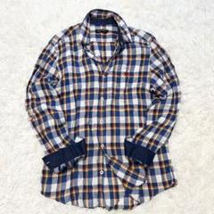 BURBERRY BLACK LABEL 長袖　リネン　シャツ　Mサイズ