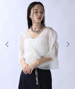 【週末限定価格】jeanasis 2WAY ドロスト ブラウス