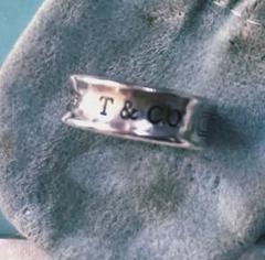 【未使用】ティファニー 1837™️ リング シルバー(ナロー) 国内直営 **Tiffany & Co** 1837リング シルバー ナロー