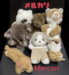 昭和レトロぬいぐるみセット　ビィテージ 未使用　入手困難　希少 昭和レトロ ぬいぐるみ 7体(日本製/5体)セット - メルカリ